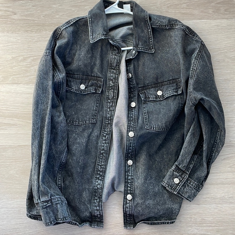 Black H &M Jean jacket
